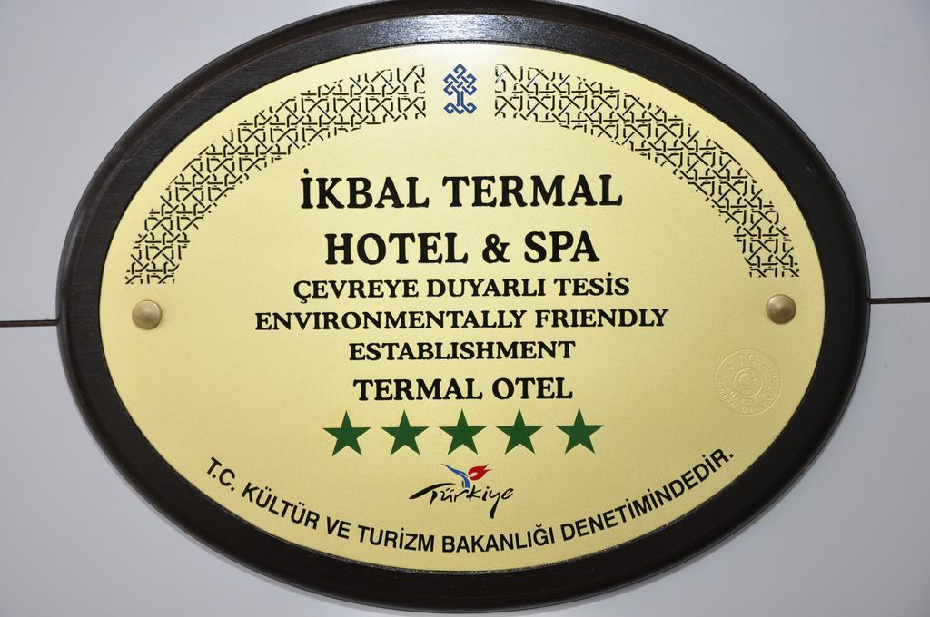 Ikbal Thermal Hotel & Spa Afyon Afyonkarahisar Exteriér fotografie